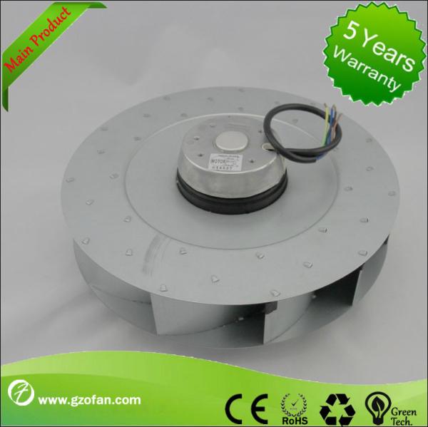 Low Noise 220VAC Backward Curved Centrifugal  Blower Fan Insulation Class B 250mm