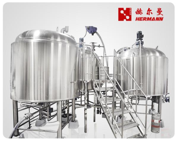 10000L Large Scale Brewery Equipment With ISO/CE/TUV Certification