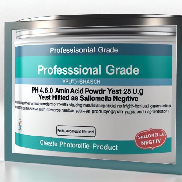 pH 4.0-6.0 Amino Acid Powder with Yeast 25CFU/g Max Salmonella Negative Professional Grade