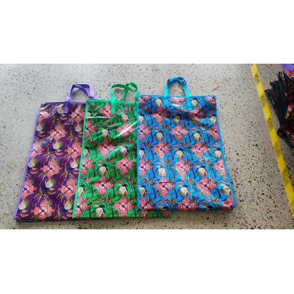 Custom PP Woven Shopping Bag with Sewing Sealing 10kg Capacity