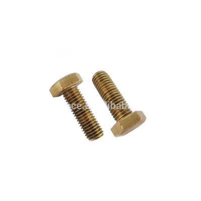 Coarse Fine Thread Brass Hex Bolts Brass Hex Nut Bolt