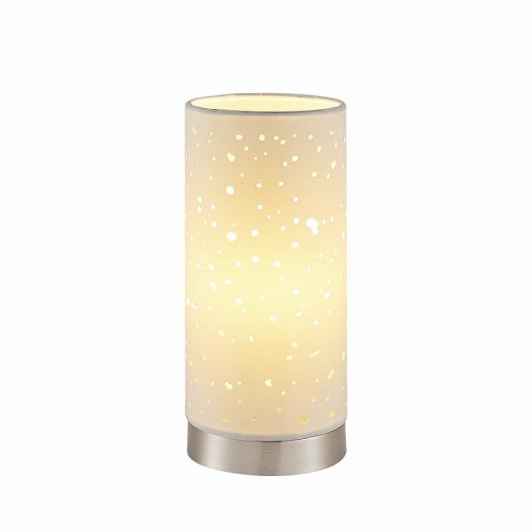 Tall Cylinder Lamp With Chrome Base