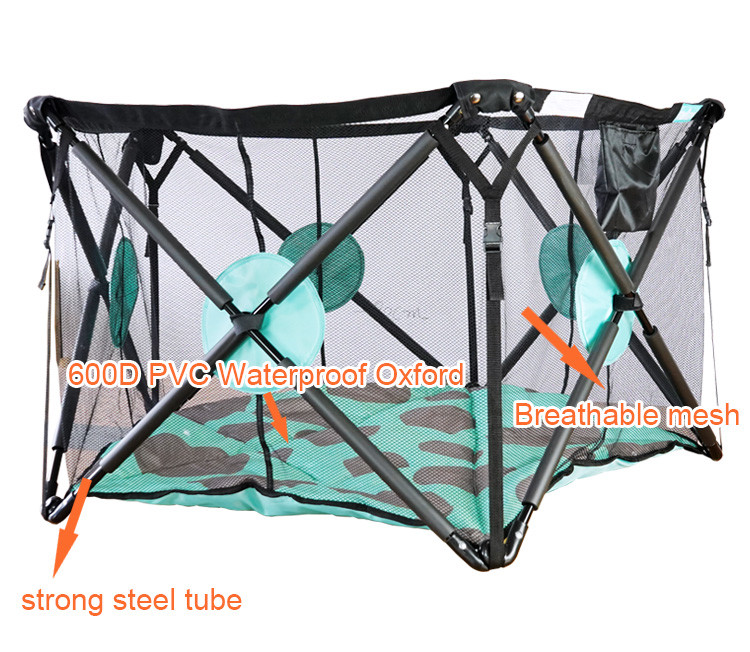 Водоустойчивый Playpen PVC ручки 600D тренировки собаки BSCI портативный