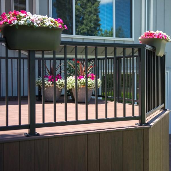 6063T5 Aluminum Prefab Interior Stair Railings Modern Ornamental Metal Handrails