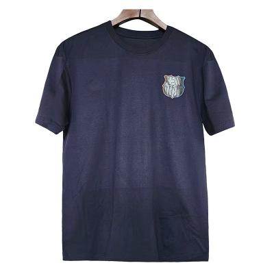 Black Barcelona Themed T-shirt With Logo Team Customization