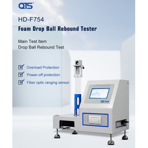 Touch Screen Control ISO 8307 Electronic Foam Ball Rebound Fatigue Tester