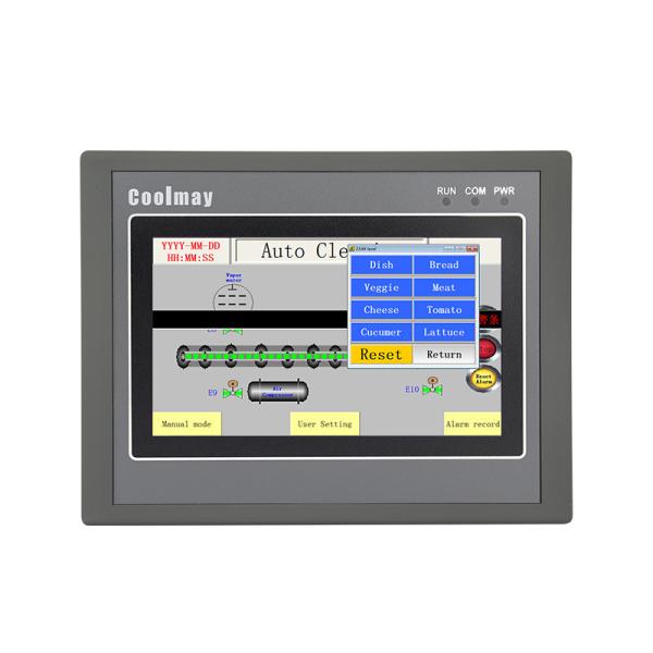 MODBUS HMI Display Touch Screen Panel 65536 True Colors MT6070H Multiple Security