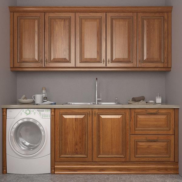 Slab Scandinavian Classical Traditional Shaker Cabinets 10x10 Customizable