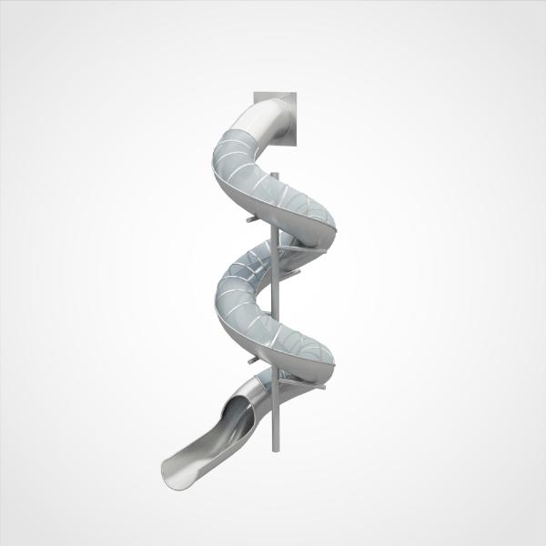 Toboggan de jeu en acier inoxydable pour enfants de 3 à 12 ans
