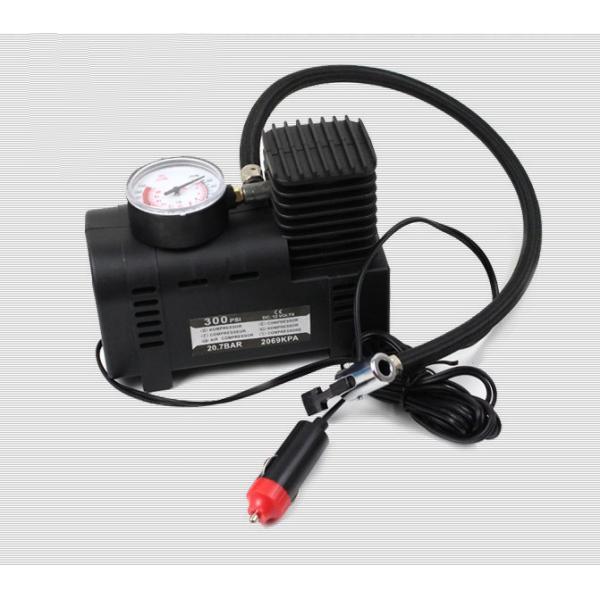 Peso 0,8 kilogramos del coche de bomba de aire portátil DC 12V 250 PSI de presión con el reloj