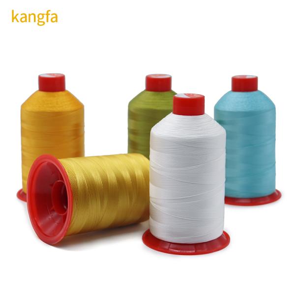 Полиэстер / нейлон сцепленная нить Tex 70 210d/3 для производства бусины и обуви из кожи