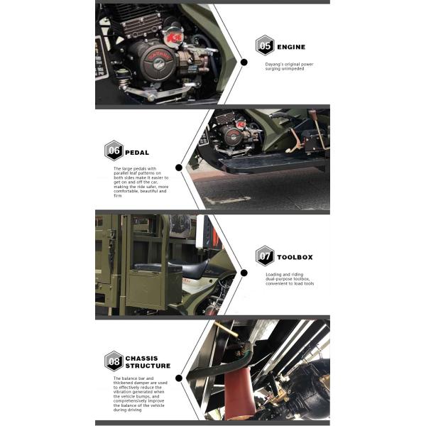 Motor Oil Tank Cylinder Engine Brake Type Spring for Gasoline Power Cargo Tricycle