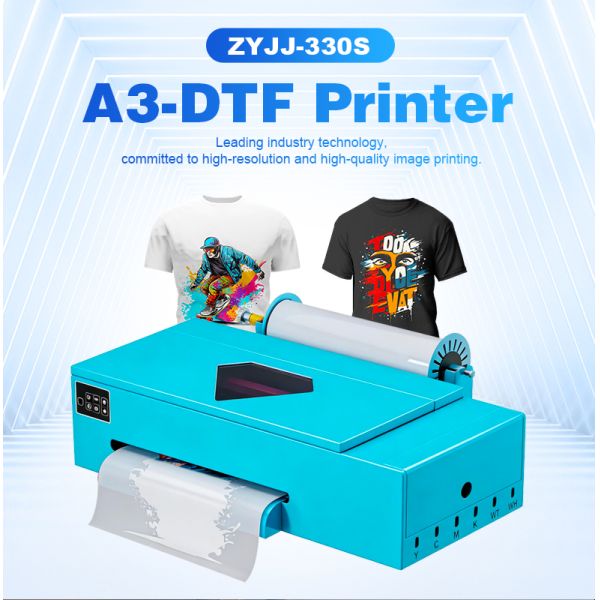 USA Stock 13Inch DTF Printer A3 Roll to Roll Direct to Film Machine for Small Business T-shirt Printing USA Local Warehouse