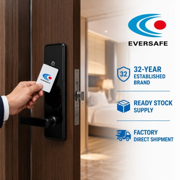 Free Management Software & SDK Provided High-Impact RFID Hotel Lock System | Split-Type Design + Auto-Locking |