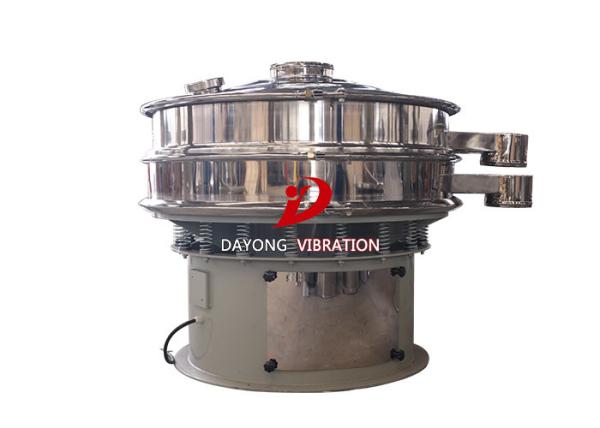 Single Deck Liquid Rotary Vibrating Screen With 1 - 3t/H Capacity 0.3 - 3.7kw Power