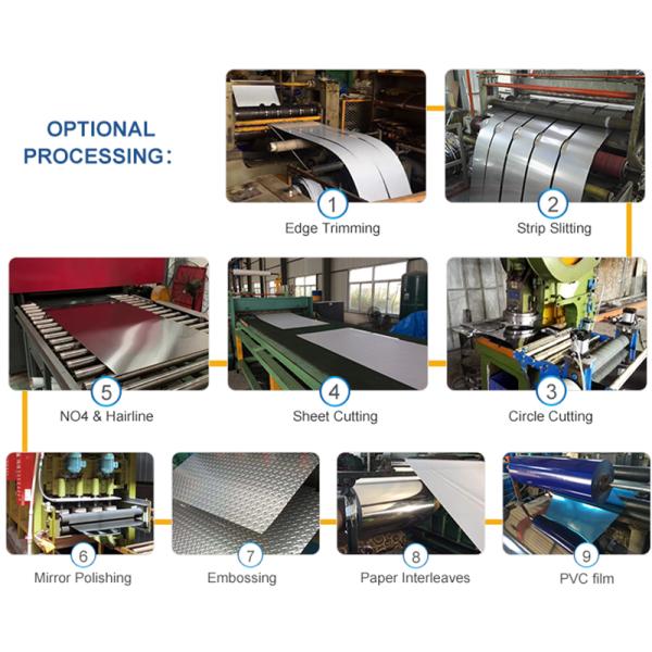 BA 20mm Thick 316 Stainless Steel Plate Slit Edge