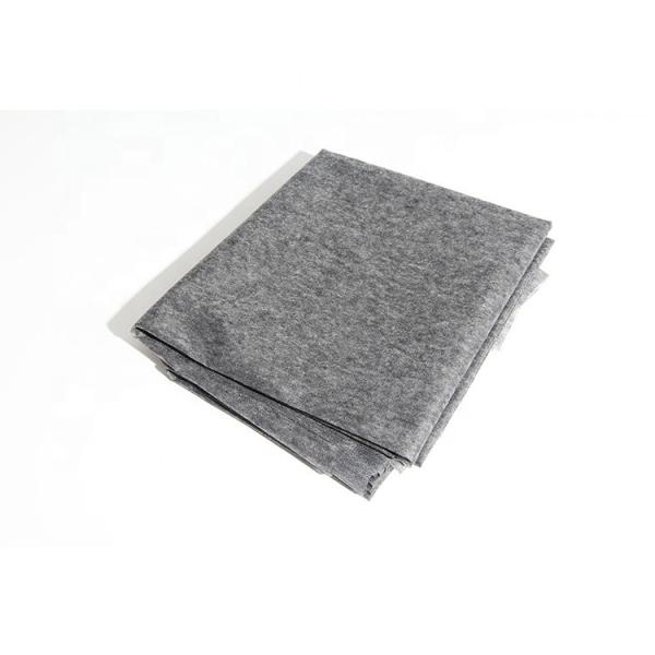 Tie Interlining Garment Accessories For Necktie Interlining Black PA/ PES Coated