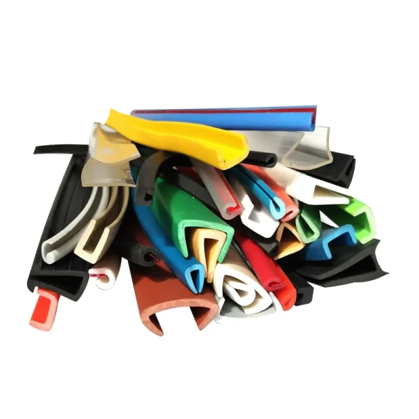 Customization U-Shaped Glass Bead Rubber Protective Sealing Strip Edge Wrapping Adhesive Sealing Strip for Cabinet Door