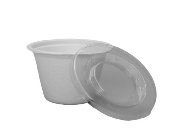 copos e tampas biodegradáveis do molho de 4Oz 4g