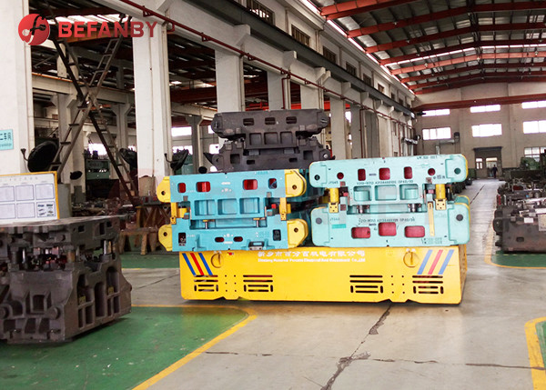 Steerable Trackless Handling Cart,Metallurgy Industry Battery Transfer Cart Electric Transport Cart On Cement Floor