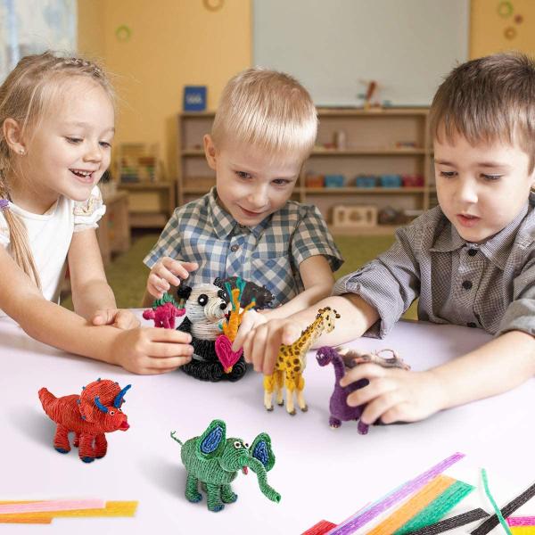 Kids DIY Art Craft Material STEM Innovation Flexible Magic Wax Sticks Wax Wire Wikki Stix Doodle Sticks OEM ODM