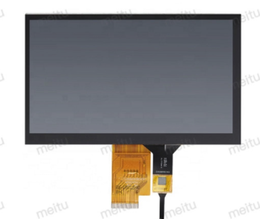 Módulo de visualización LCD TFT de 7 pulgadas con resolución 800*480 e interfaz SPI 4 Wire para aplicaciones industriales y automotrices