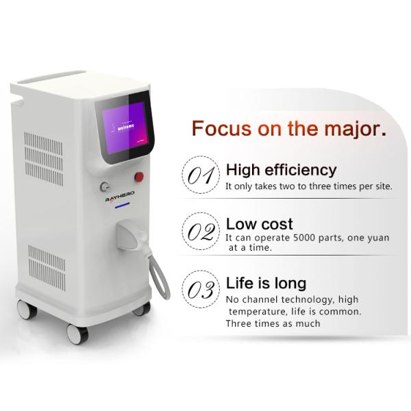 Painless Diode Laser Hair Removal Machine Medical Salon Use Vertical Type