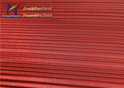 Fio à prova de fogo Mesh Red Stainless Steel 316 do vidro laminado