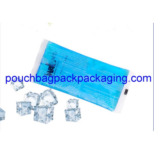 Plastic ice pack bag, ice pack pouch bag for gal, custom printing, heat seal
