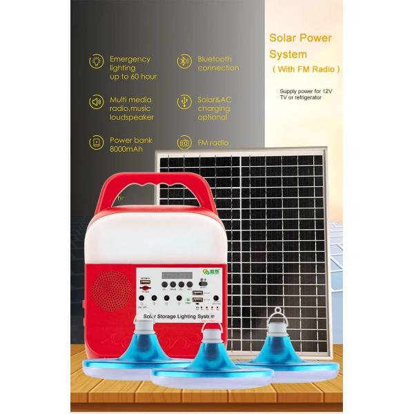 Домашняя энергетическая система освещая мини портативное 25w DC 12v солнечная поднимает портативный дом Mp3