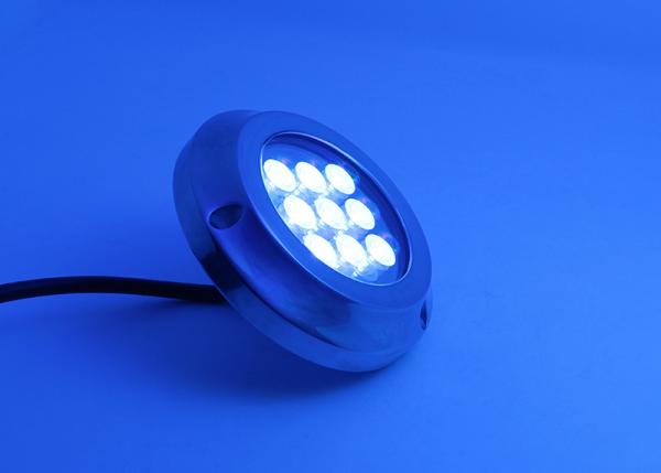 316 luzes subaquáticas azuis de aço inoxidável do barco do diodo emissor de luz para o iate/fuzileiro naval/associação