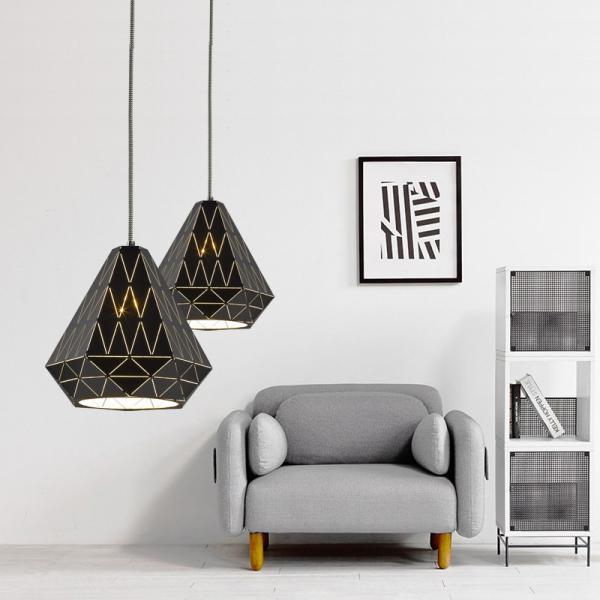 Antique Industrial Iron Hanging Pendant Lamp for Restaurant