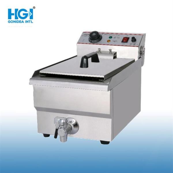 Countertop 3250W 8L Fryer коммерчески нержавеющей стали глубокий