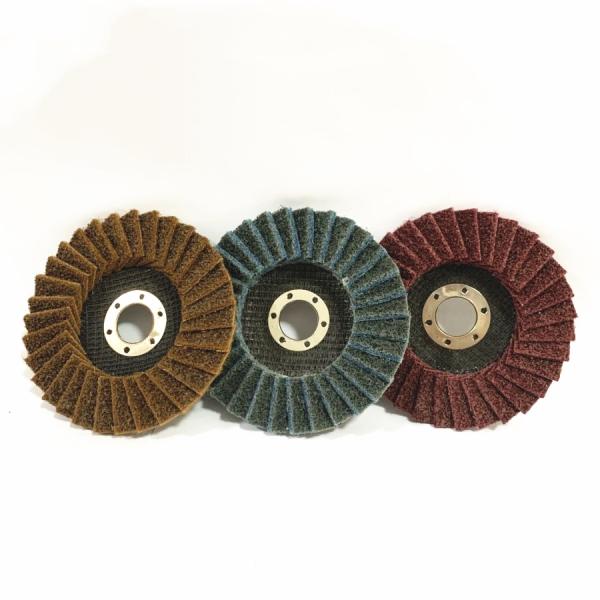 5inch Flap Disc Non Woven Abrasive for CRS MED Surface Polishing on Metal and Steel