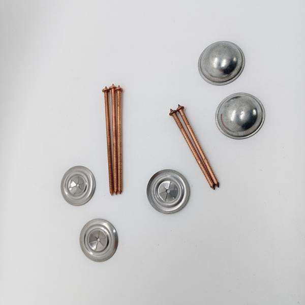 M3*60 Steel Stud Welding Insulation Pins Cap Nail Type with Cupped Head Style for Marine and Building System Carton Packed