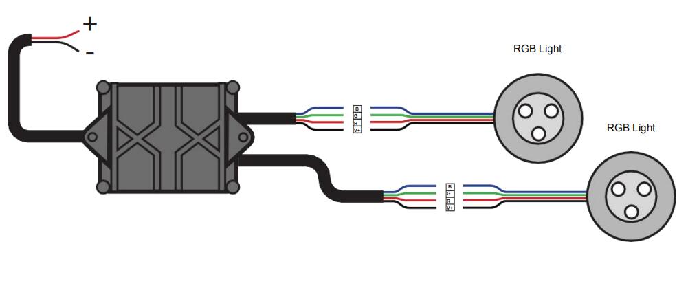 Мини регулятор черноты 12v IP68 водоустойчивый RGB СИД