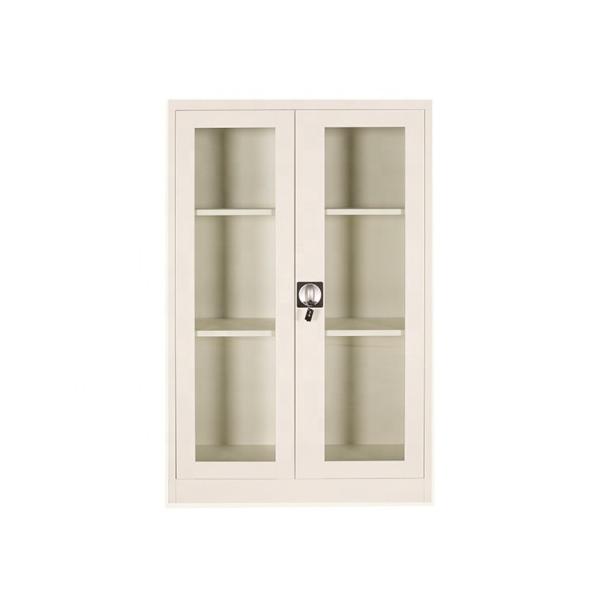 3 Drawer High Load Bearing RAL Color Glass Door Filing Cabinet