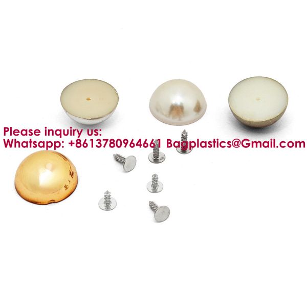 7mm 9mm 12mm 15mm 16mm 18mm Alloy Mushroom Dome Shape Rivet,Jeans Clothing Bags Rivets Half Ball ABS Screw Rivet for DIY Garment Leather Craft Belt Wallet Bag Decoration Hardware