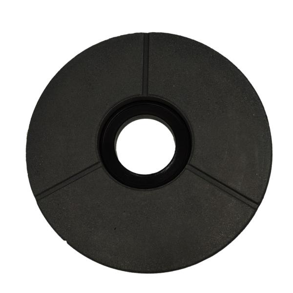 Round 200mm Black Buffing Polishing Disc for Granite High Grinding Efficiency