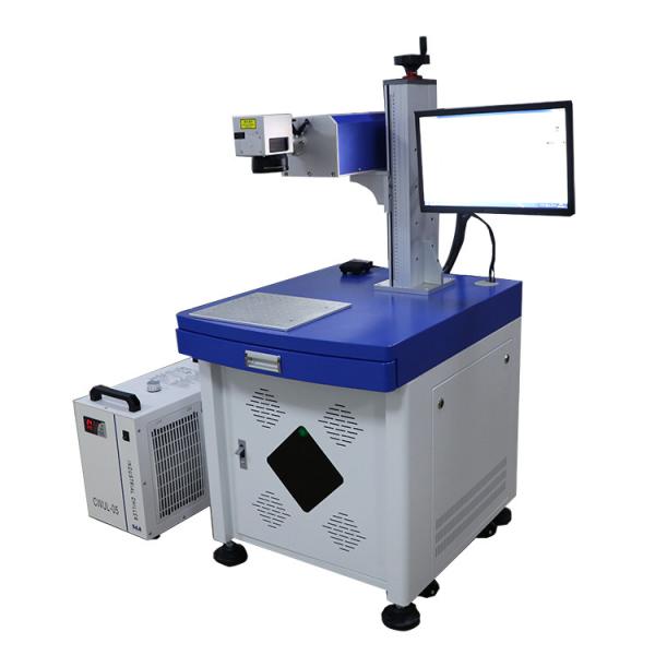 355 refrigerar de ar UV da máquina de gravura do laser do nanômetro 3W para componentes plásticos eletrônicos