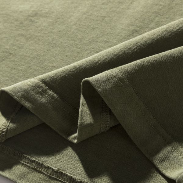 330g Heavy-Duty 100% Cotton Breathable Vintage Knitted Blank Regular Fit Men's Autumn Solid Color Long Sleeve O-Neck T-Shirt OEM