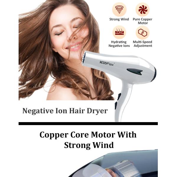 Материал ABS фена для волос 1800W наивысшей мощности парикмахерской салона красоты