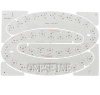 Lámpara fluorescente de aluminio MCPCB fabricante placa de circuito metálico
