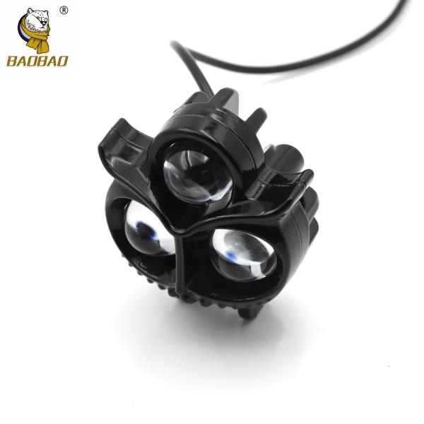 3 Beam Owl Dual Flashing Color Motorbike Spotlight Lamp Offroad Light