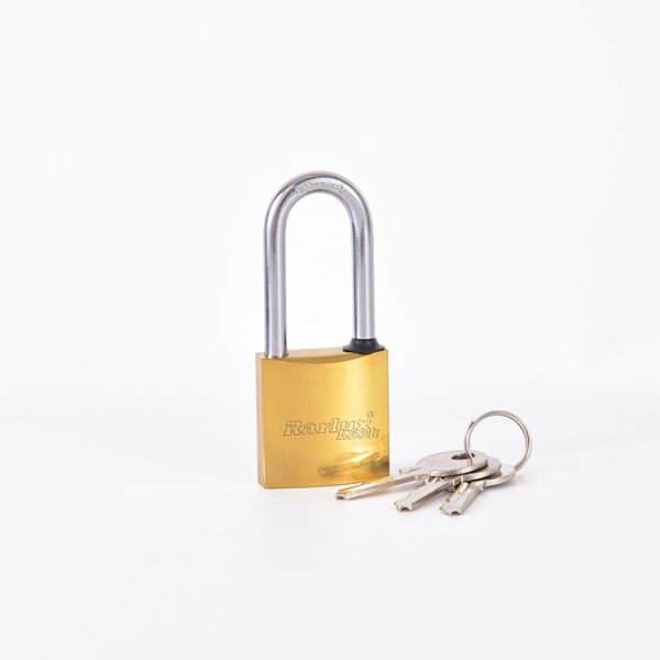 Rrlux Hot Selling Customized Durable Brass Padlocks with 3 Brass Keys-Direct Sales Factory Price