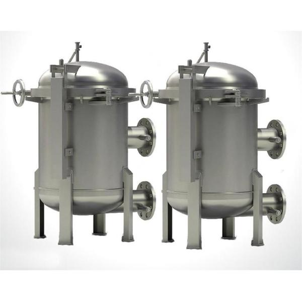 62KG 304 Stainless Steel Bag Filter Housing for Solid-Liquid Separation in Printing Shops
