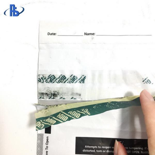 Plastic Packaging Bags Single Used Security Tamper Evident Bag Plastic Envelopes