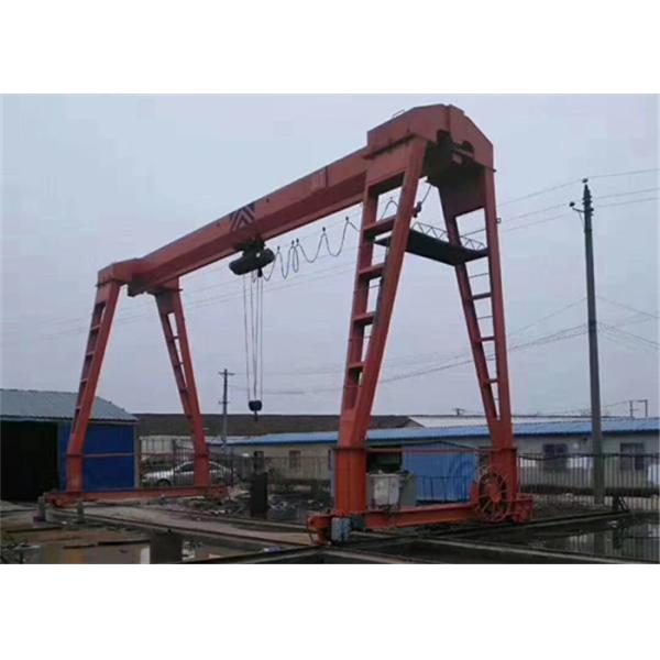 Long Travelling Electric Single Beam Gantry Crane with Cable Drum