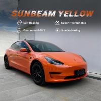 Lotus Orange Self Healing Color Paint Protection Film Anti-Scratch Air Release TPU PPF with 10-Year Warranty 