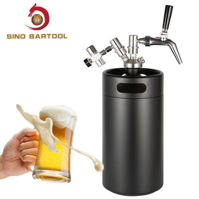 Fechamento ajustável Mini Keg da bola, distribuidor do barril de cerveja do esboço de 5 litros